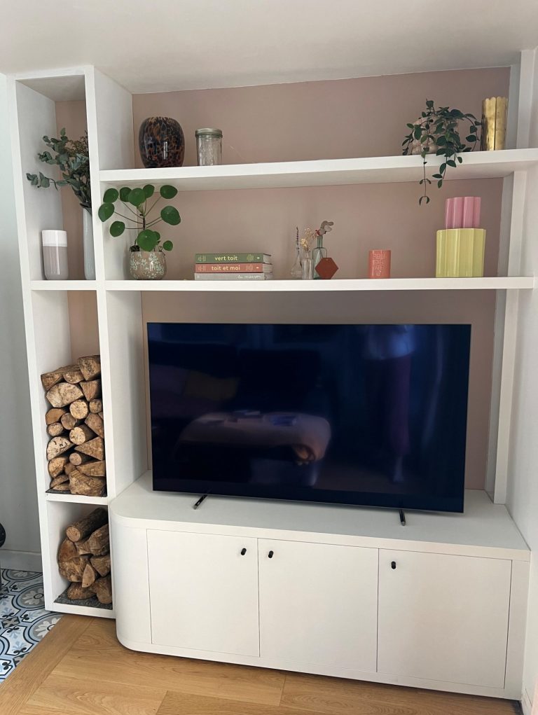 Meuble TV sur mesure Bièvres