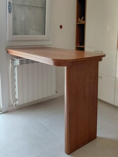 Table haute sur mesure chêne massif